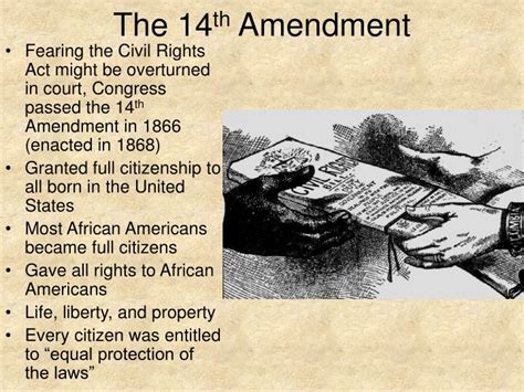 01 14Th Amendment And Supreme Court Ppt