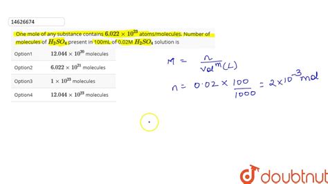 022 x10 23 Calculation Guide
