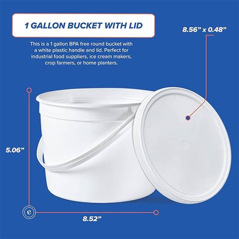 1 Gallon Bucket With Lid