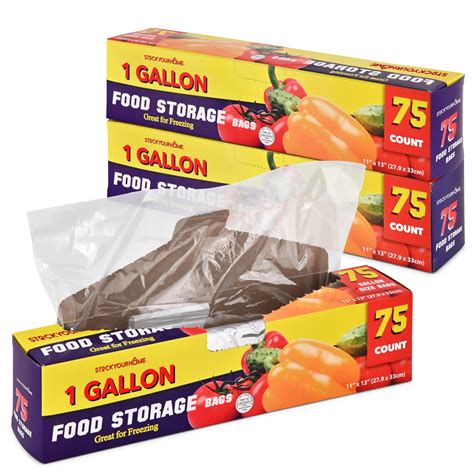 1 Gallon Food Storage Bags