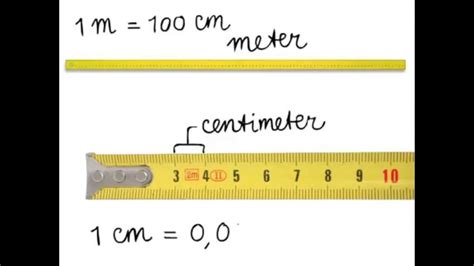 1 Meter to Centimeters Conversion