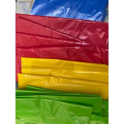 1 Pack 10Pcs Colored Trash Bag Large Yellow Blue Red Green Pang 1 Pack 10Pcs Colored Trash Bag Large Yellow Blue Red Green Pang