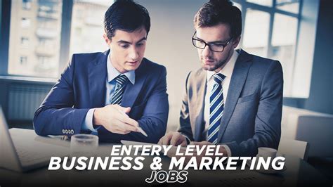 10 Best Entry Level Jobs For Business And Marketing Majors Youtube