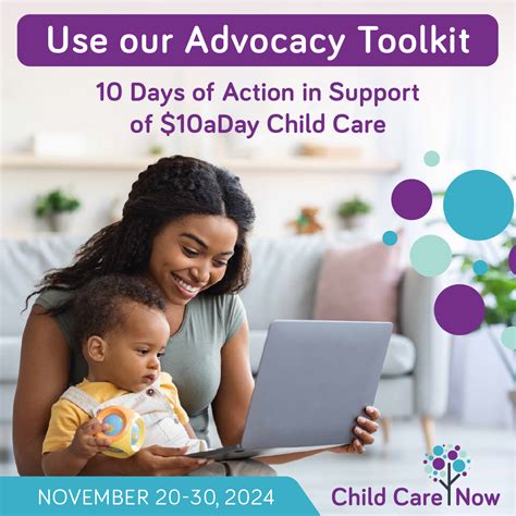 10 Days Of Action For The 10Aday Child Care Plan Child Care Now