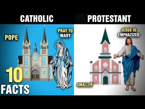 10 Differences Between Catholic And Protestant Christians Youtube
