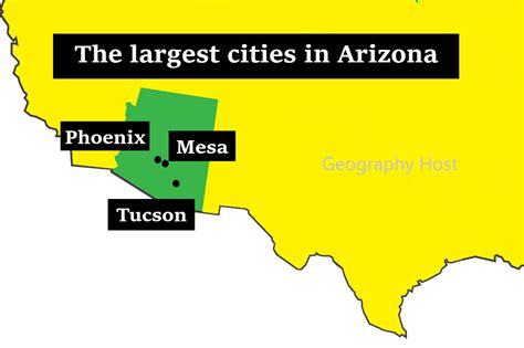 10 Largest Cities In Arizona Worldatlas