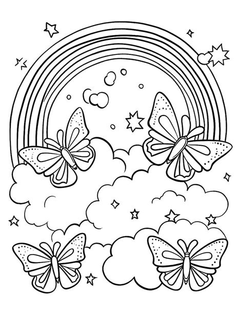 10 Rainbow Mandala Rainbow Coloring Pages For Adults Free Printable Nature Coloring Pages For