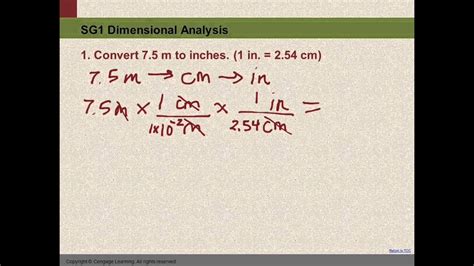 10 Sg1 1 Convert Meters To Inches Youtube