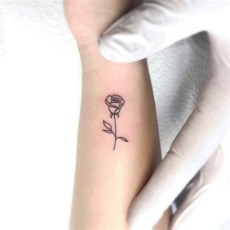 10 Small Simple Rose Tattoo Ideas That Will Blow Your Mind