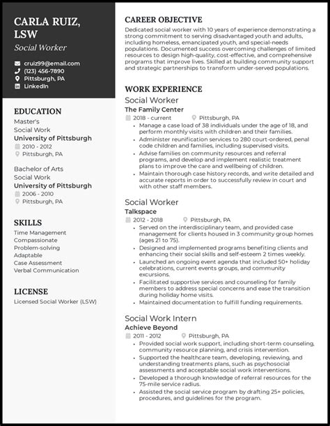 10 Social Worker Assistant Resume Samples Amp Templates For 2025