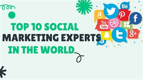10 Top Social Media Marketing Experts To Follow 10 Top Social Media Marketing Experts To Follow