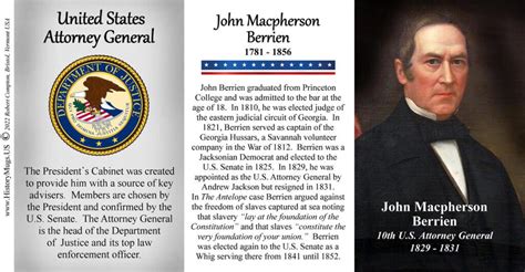 10 Us Attorney General John Berrien Historymugs Us 10 Us Attorney General John Berrien Historymugs Us
