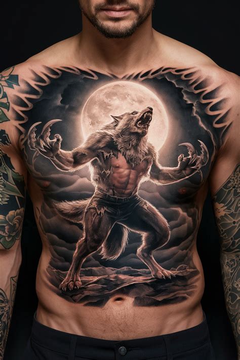 100 Best Werewolf Tattoos Images On Pinterest Werewolf Tattoo