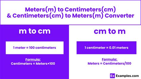 100 Centimeters To Meters Converter 100 Cm To M Converter