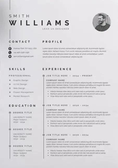 100 Minimalist Resume Templates And Examples For 2025