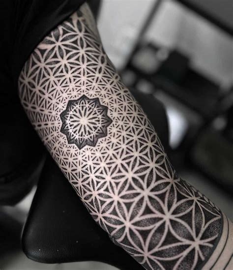 105 Cool Flower Of Life Tattoo Ideas The Geometric Pattern Full Of