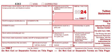 1098T Tax Forms Tuition Statement Copy A Discounttaxforms 1098T Tax Forms Tuition Statement Copy A Discounttaxforms