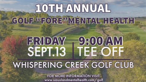 10Th Annual Golf Fore Mental Health