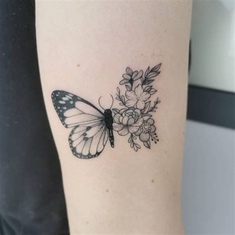 11 Butterfly Tattoo With Flowers Ideas That Will Blow Your Mind