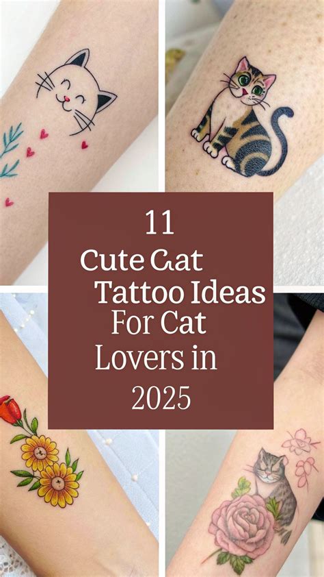 11 Cute Cat Tattoo Ideas For Cat Lovers In 2025 Think Creative