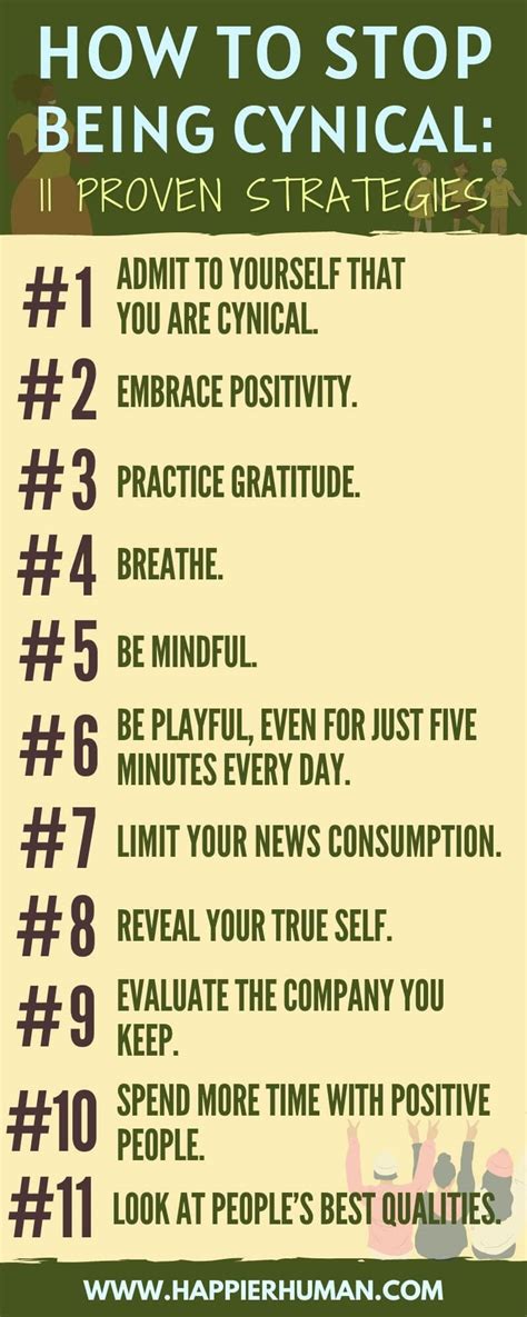 11 Strategies To Stop Being A Cynical Person Happier Human