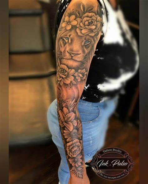 12 Female Flower Sleeve Tattoo Ideas For 2024