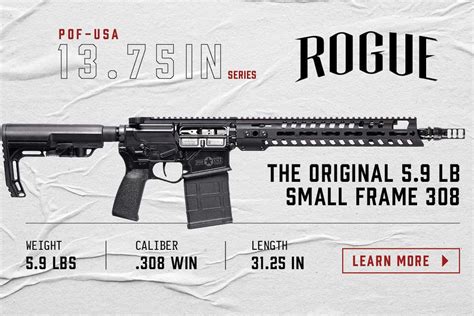 13 75 Rogue Rifle Firearms Rifles Pof Usa