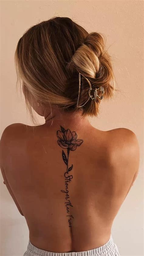 13 Spine Tattoos For Women Ideas Spine Tattoos Spine Tattoos For