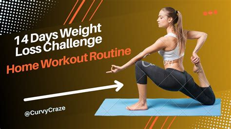 14 Days Weight Loss Challenge My Home Workout Routine For Weight Loss