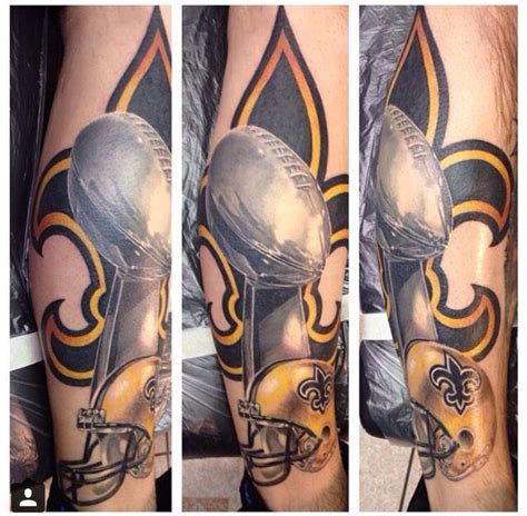 15 Best New Orleans Saints Tattoos Images On Pinterest Saint Tattoo