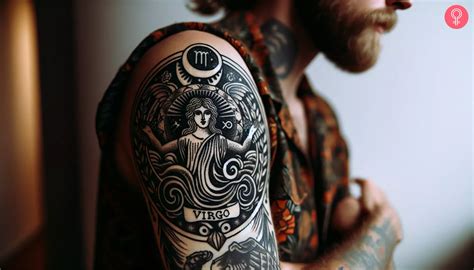 15 Bold Masculine Virgo Tattoos For Men 15 Bold Masculine Virgo Tattoos For Men