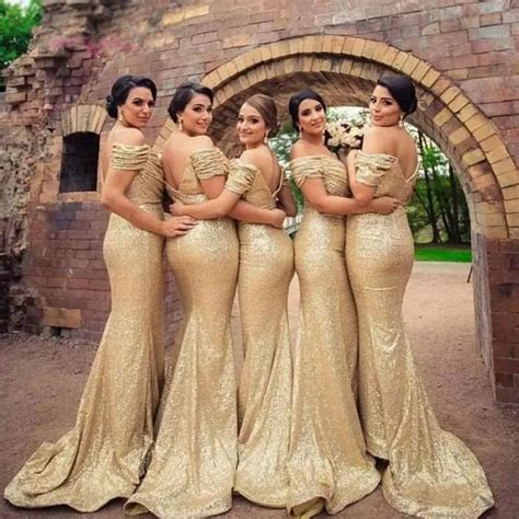15 Gold Bridesmaid Dresses From Real Weddings