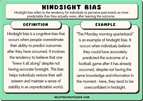 15 Hindsight Bias Examples 2024