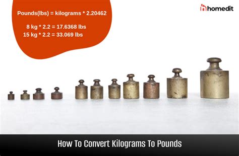15 Kilograms to Pounds Converter