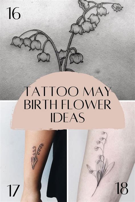 15 May Birth Flower Tattoo Designs Ideas 15 May Birth Flower Tattoo Designs Ideas