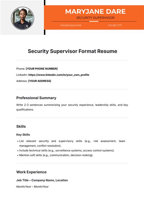 15 Security Supervisor Skills For Your Resume Zippia
