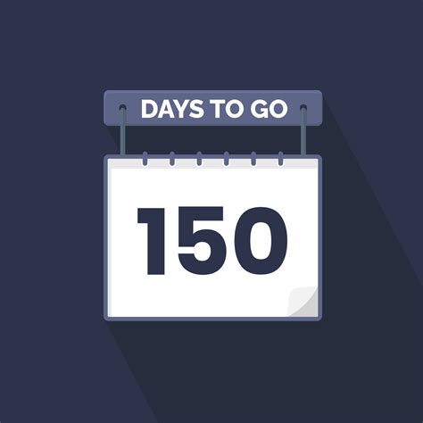 150 Days Left Countdown For Sales Promotion 150 Days Left To Go Promotional Sales Banner 12931600 Vector Art At Vecteezy