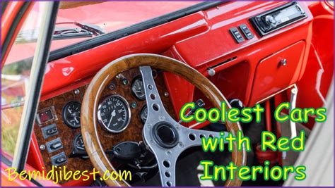 16 Best Cars With Red Interiors 16 Best Cars With Red Interiors