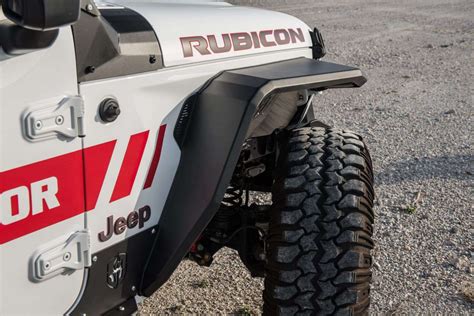 18 25 Jeep Wrangler Jl Gladiator Jt Wide Flat Front Fender Flares Excluding Sport Sport S Model Hooke Road