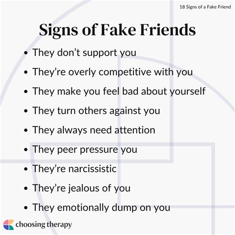 18 Signs Of A Fake Friend What To Do About Them