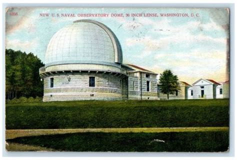 1907 New U S Naval Observatory Dome Inch Lense Exterior Washington Dc Postcard Ebay