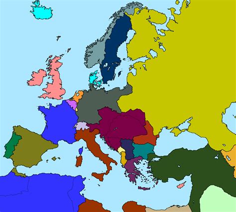 5 Ways 1914 Europe Map