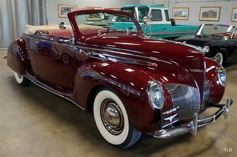 1939 Lincoln Zephyr: A Timeless Classic and Vintage Car Spotlight