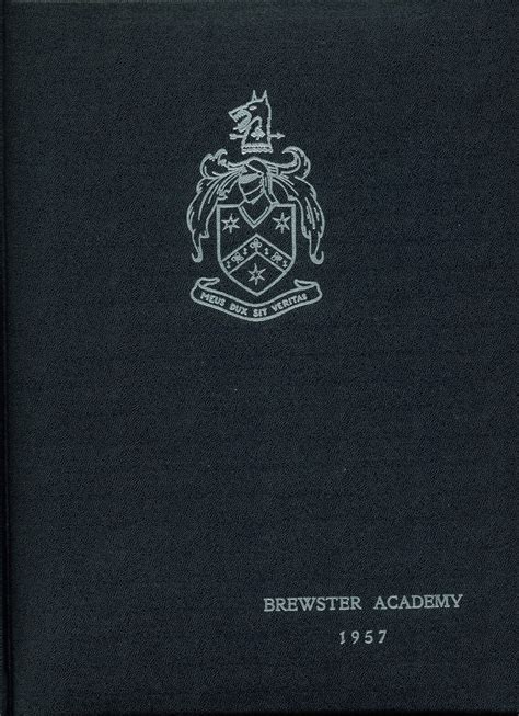 1957 Yearbook From Brewster Academy From Wolfeboro New Hampshire For Sale