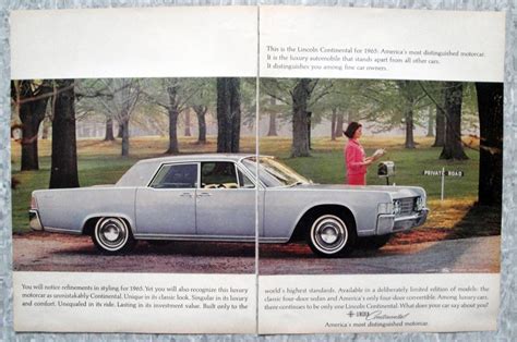 1965 Lincoln Continental Suicide Doors Original 2 Page 13 5 10 5 Magazine Ad Etsy 1965 Lincoln Continental Suicide Doors Original 2 Page 13 5 10 5 Magazine Ad Etsy