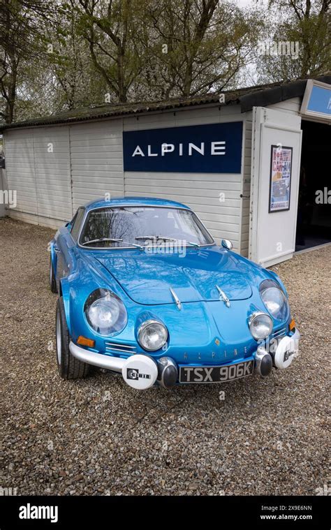 1972 Alpine A110 On Static Display At The 2024 Goodwood 81St Members