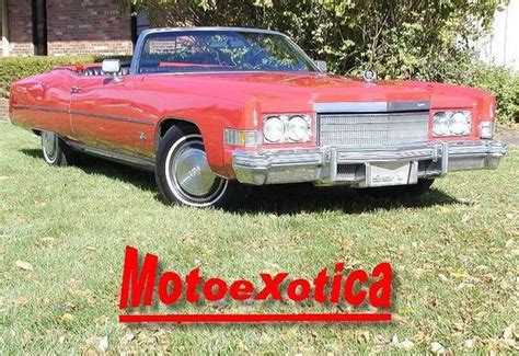 1974 Cadillac Eldorado Motoexotica Classic Cars 1974 Cadillac Eldorado Motoexotica Classic Cars