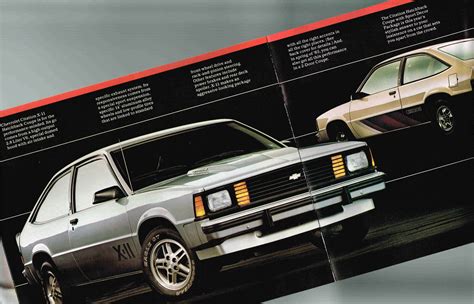 1983 Chevy Citation Brochure With Color Chart X 11 Hatchback Coupe X11 83
