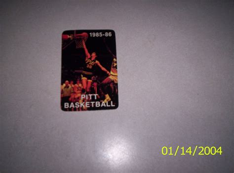 1985 86 Pitt Basketball Schedule Suzy754 Free Download Borrow