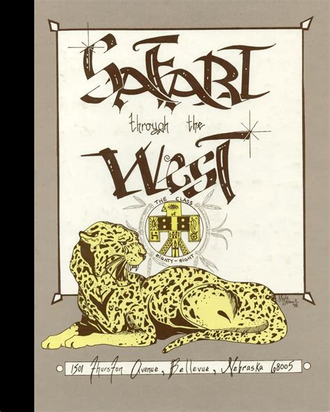 1987 Yearbook From Bellevue West High School From Bellevue Nebraska